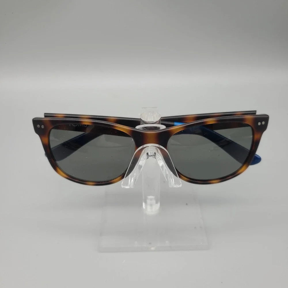 TOMS Classic 101 Sunglasses Matte Tortoise Blue S001-023-03 Made in Italy
